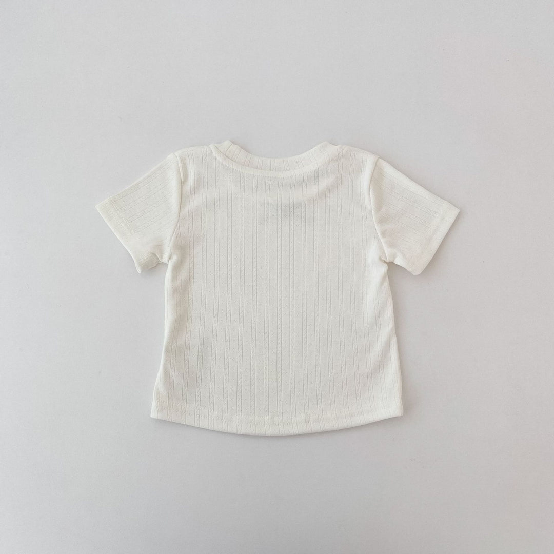 【73-130】フロントリボンTシャツ