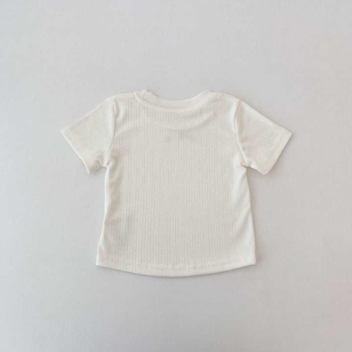 【73-130】フロントリボンTシャツ