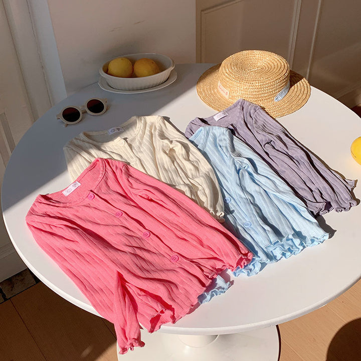 【90-140】リブメロウカーディガン