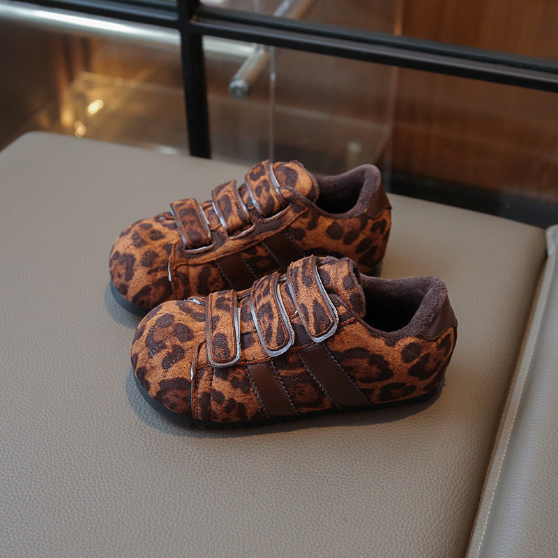 【14.5-20.5】ラインデザインベルクロスニーカー