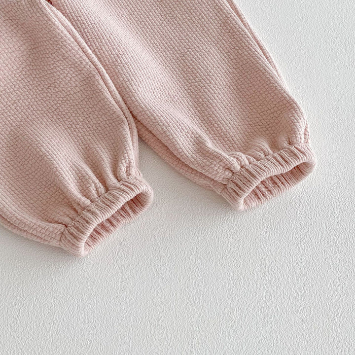 【73-110】ラッフルカラーワッフルセットアップ