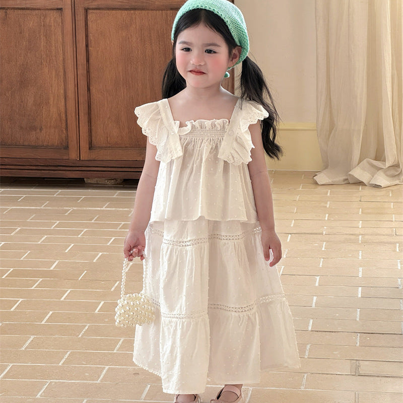 【90-140】スノードットフリルセットアップ