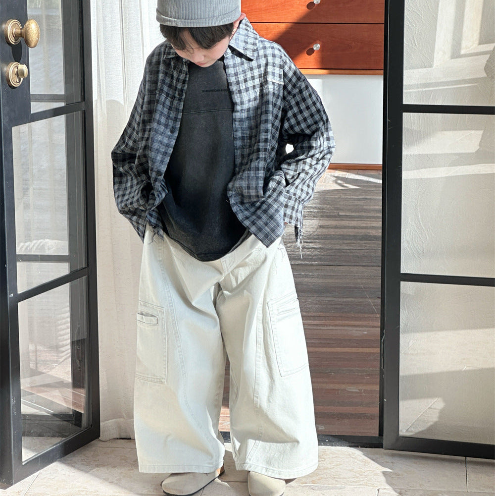 【90-150】ワイドカーゴパンツ