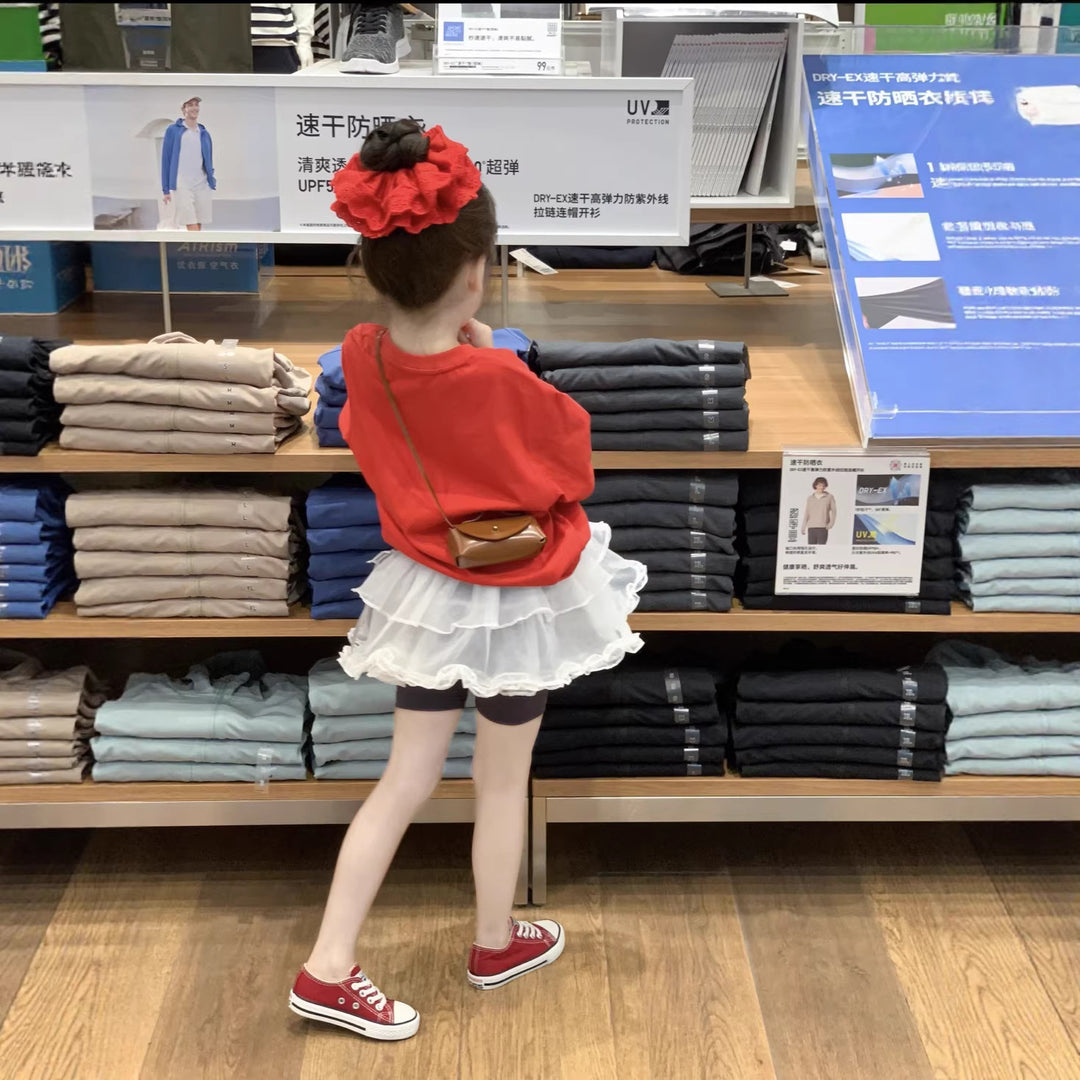 【90-140】ティアードチュールレイヤードスカート