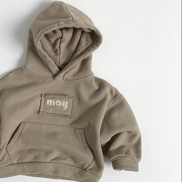 【80-130】くすみカラーフーディートップス