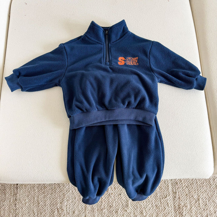 【80-150】ハーフジップフリースセットアップ