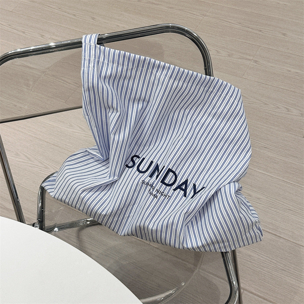 SUNDAYストライプバッグ
