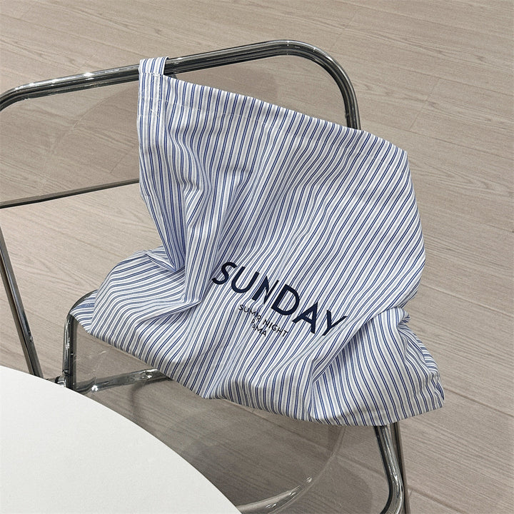 SUNDAYストライプバッグ