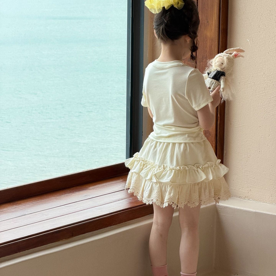 【90-150】レイヤードデザインTシャツ