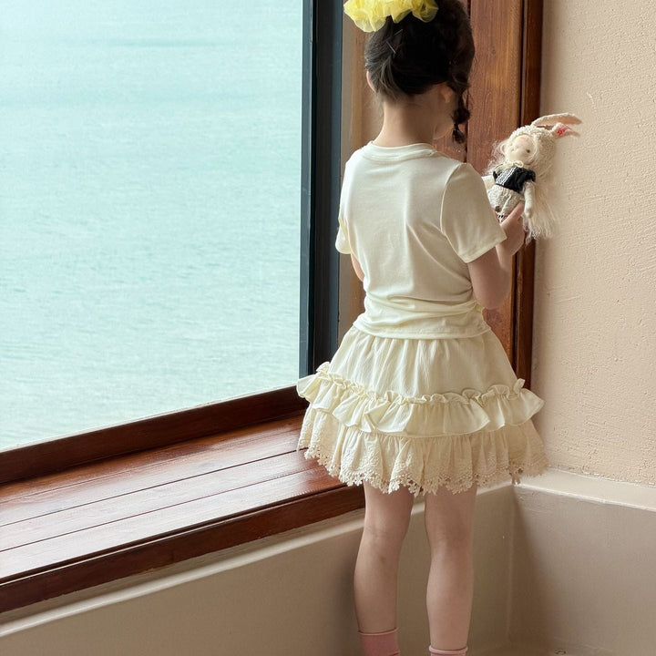 【90-150】レイヤードデザインTシャツ