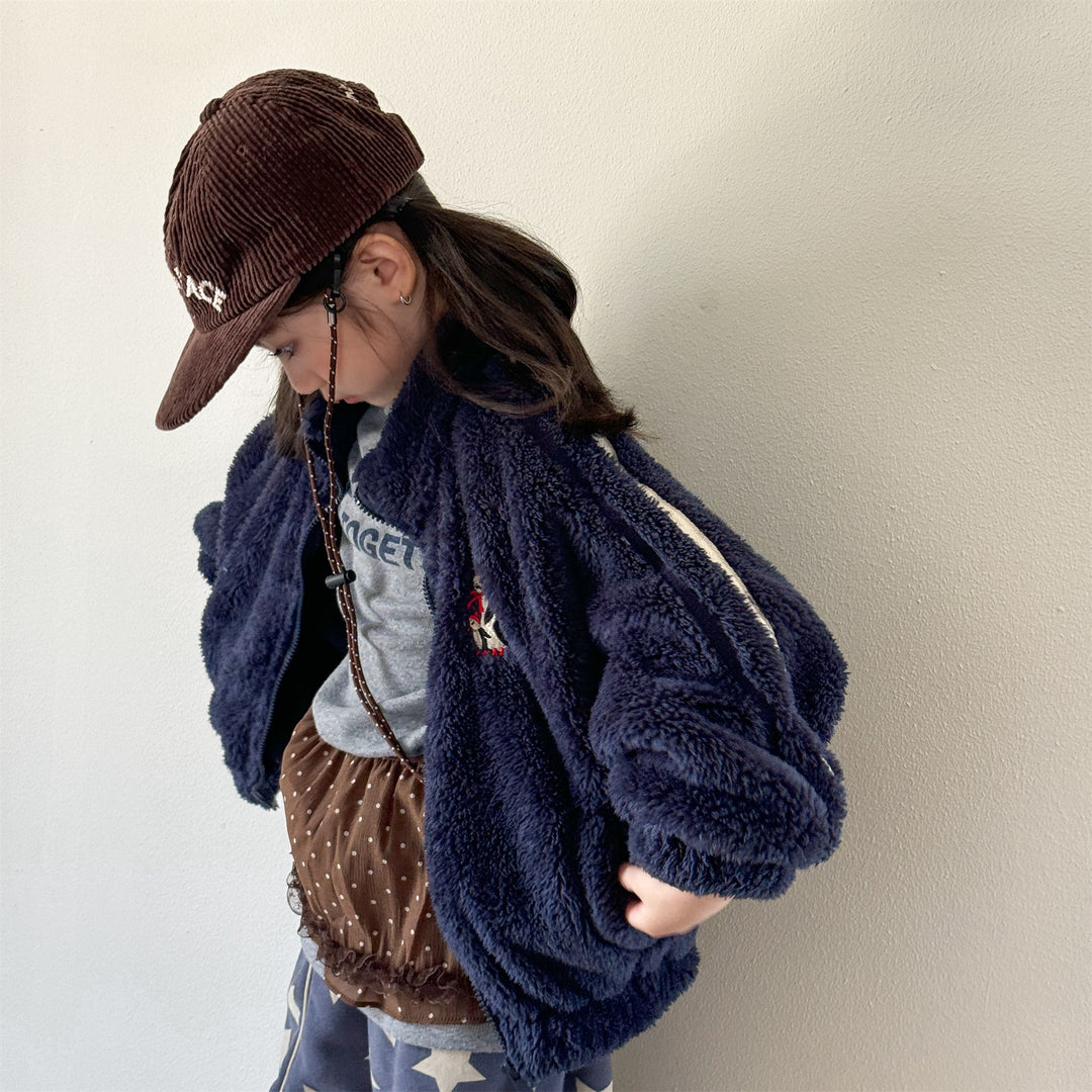 【80-130】サイドラインフリースジャケット