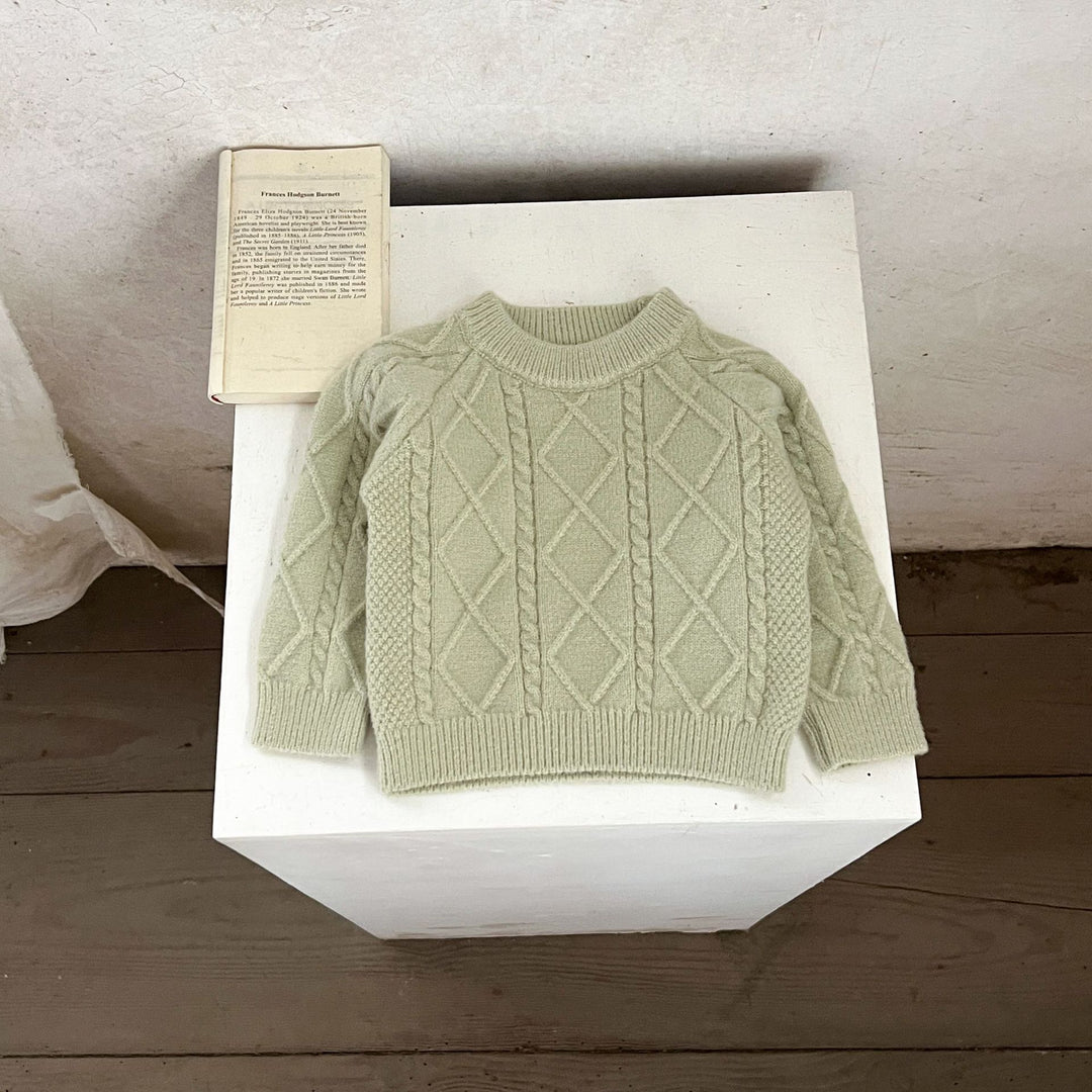 【73-110】アーガイル編みニットセットアップ