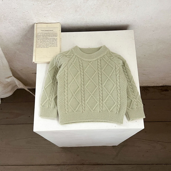 【73-110】アーガイル編みニットセットアップ