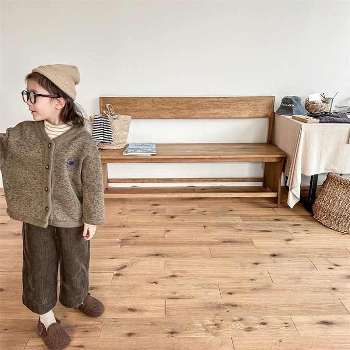 【80-130】コーデュロイワイドパンツ