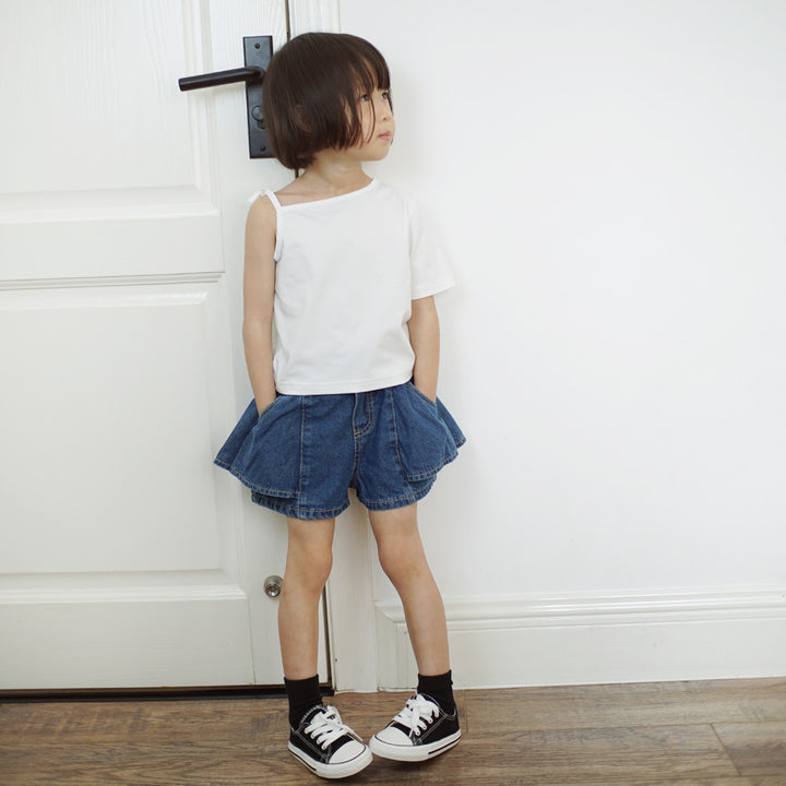 【90-150】ワンショルダーTシャツ