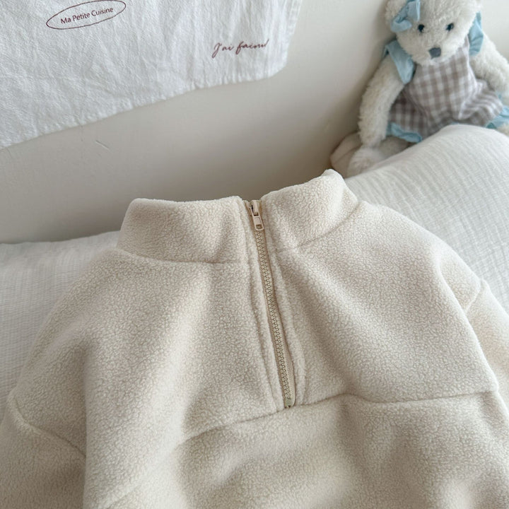 【73-130】ハーフジップカラーセットアップ