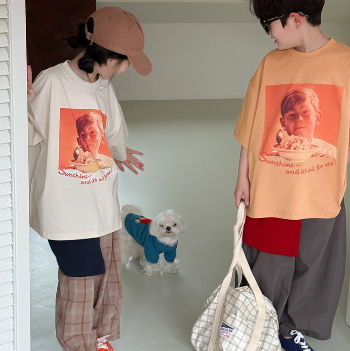【90-150】カジュアルフォトTシャツ
