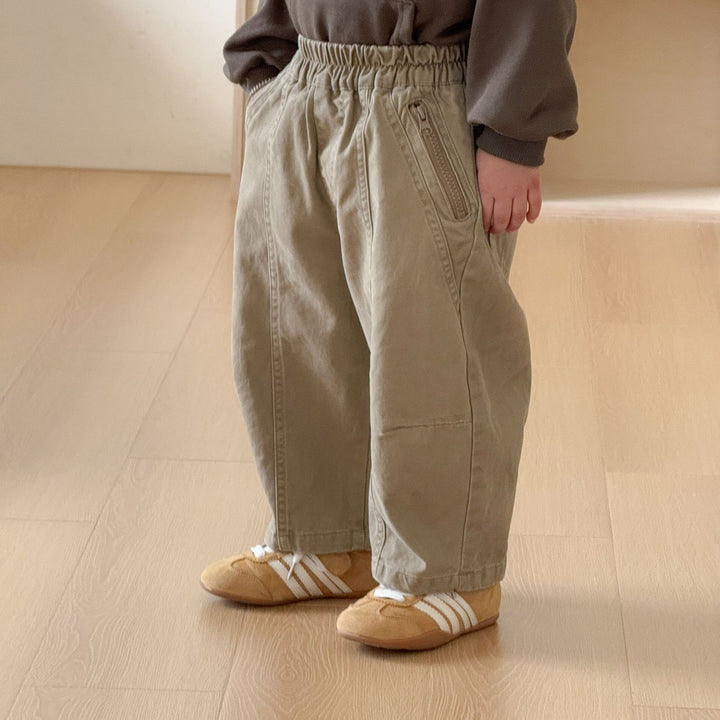 【80-150】シンプルボールロングパンツ