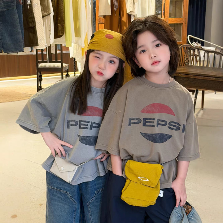 【90-150】フロントデザインTシャツ