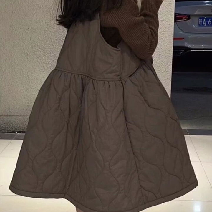 【100-140】キルティングワンピース