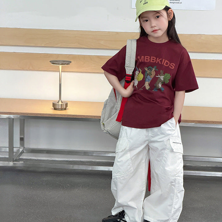 【100-150】アニマルデザインTシャツ