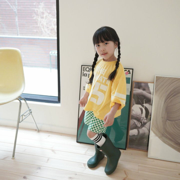 【80-130】フロントプリントカジュアルTシャツ