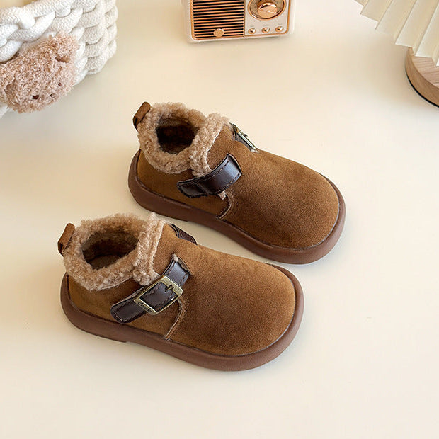 【14.0-21.5】ベルトデザインアンクルブーツ