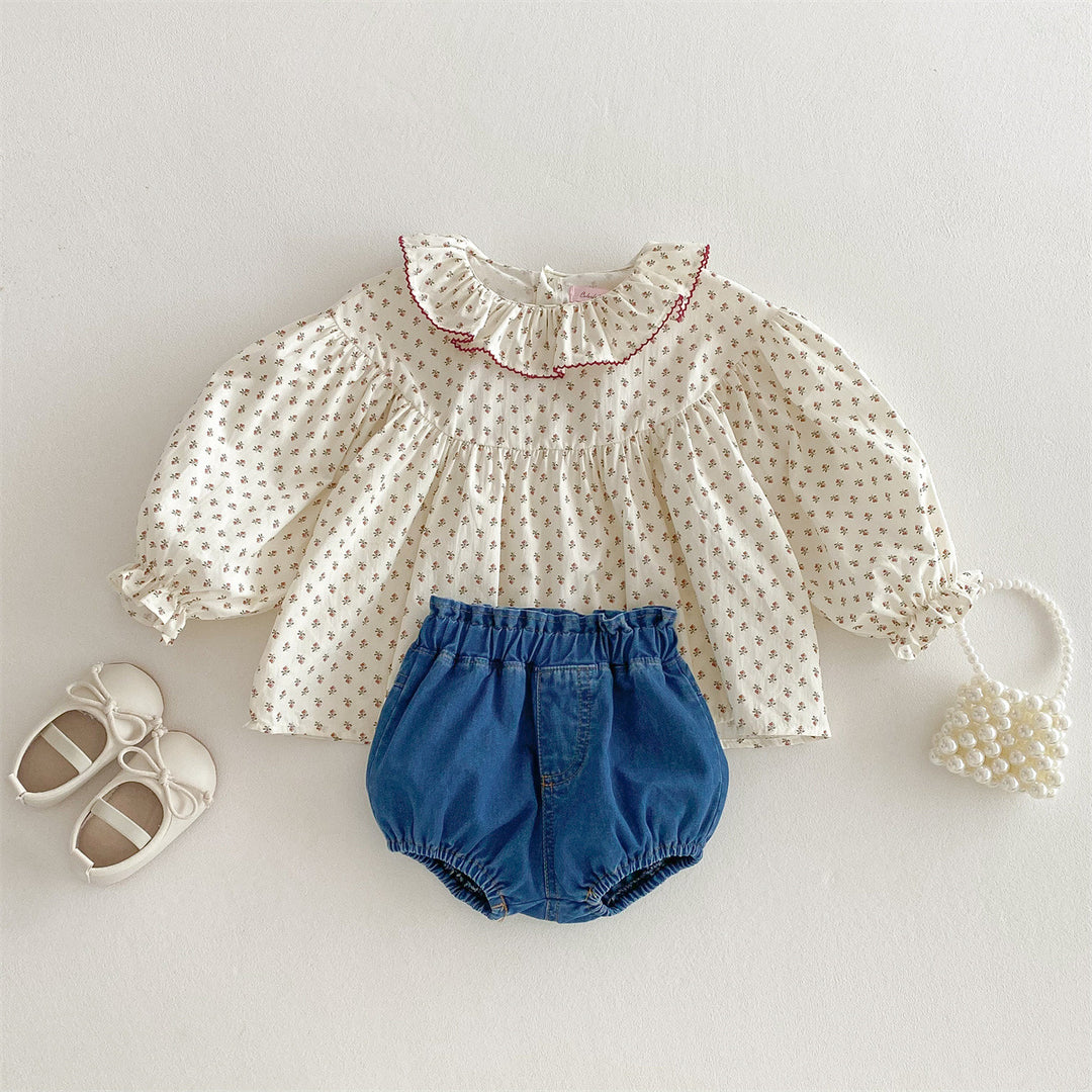 【73-100】シンプルデニムブルマ