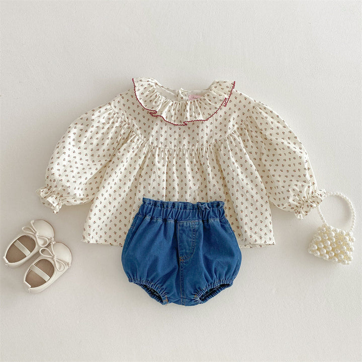 【73-100】シンプルデニムブルマ