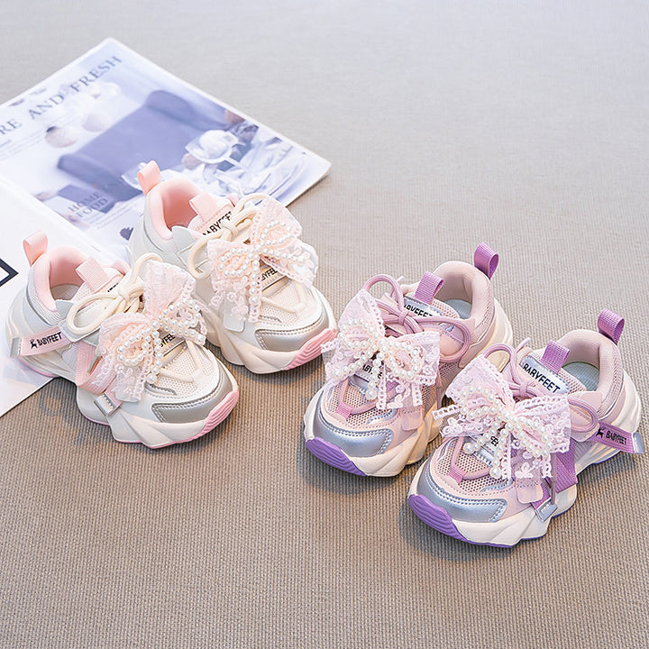 【17.0-21.5】トリプルリボンスニーカー