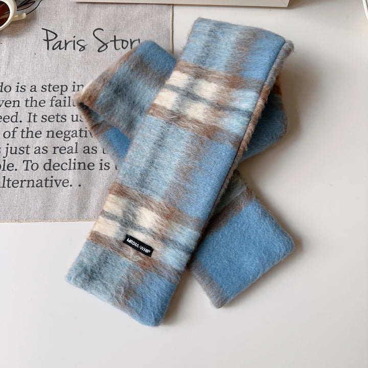 【90-140】マフラー×ラウンドカラーショートコートセット