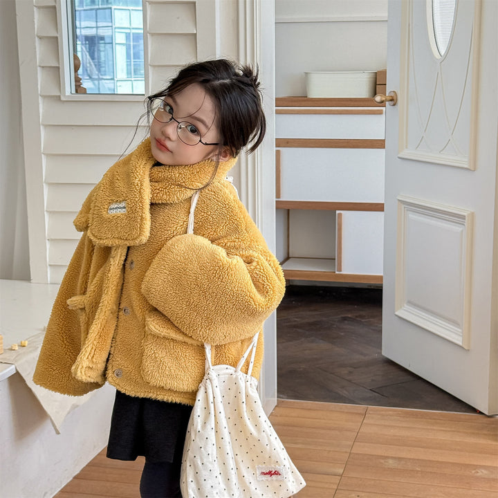 【80-130】マフラー付きボアジャケット