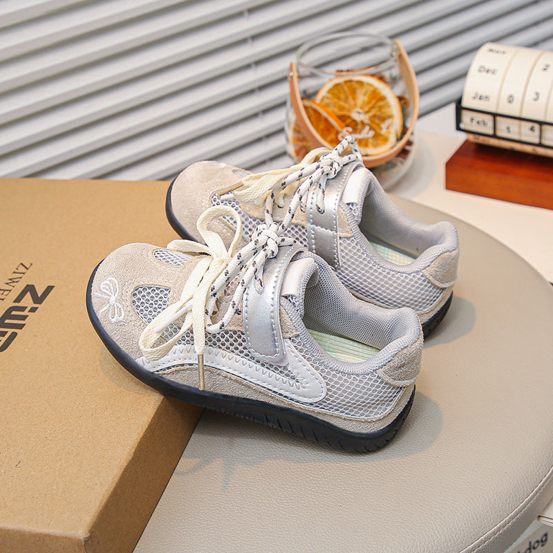 【14.5-22.0】ダブルシューレーススニーカー