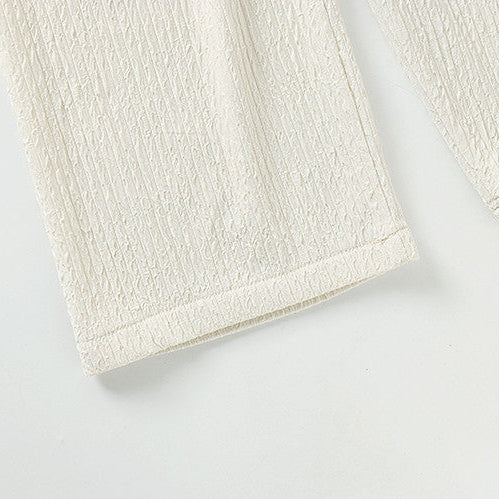 【90-140】花柄ノースリーブトップス×ロングパンツセット