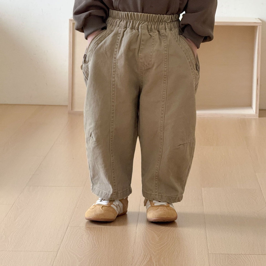 【80-150】シンプルボールロングパンツ