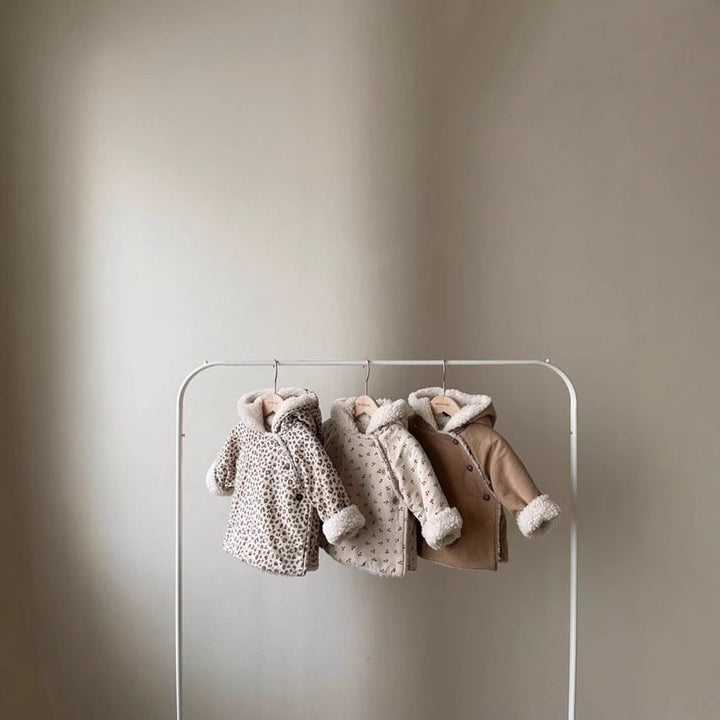 【73-100】パターンプリントフーディーアウター