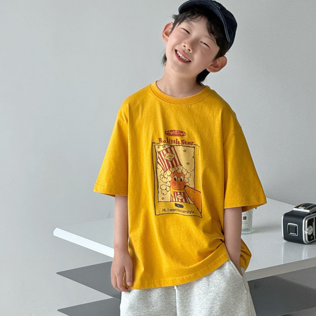 【90-150】プリントデザインTシャツ
