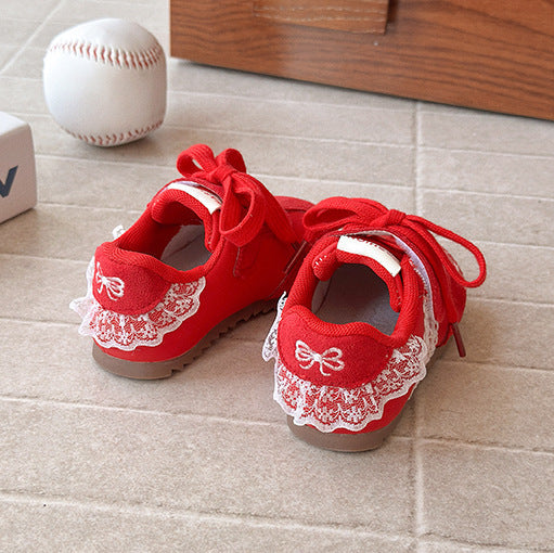 【13.5-20.0】レースデザインスニーカー