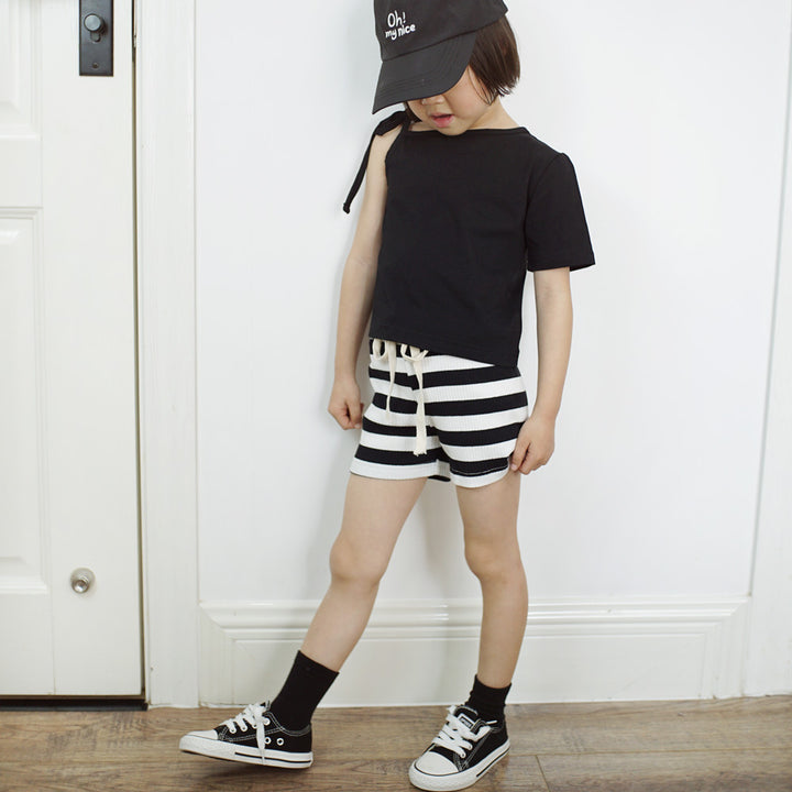 【90-150】ワンショルダーTシャツ