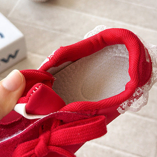 【13.5-20.0】レースデザインスニーカー