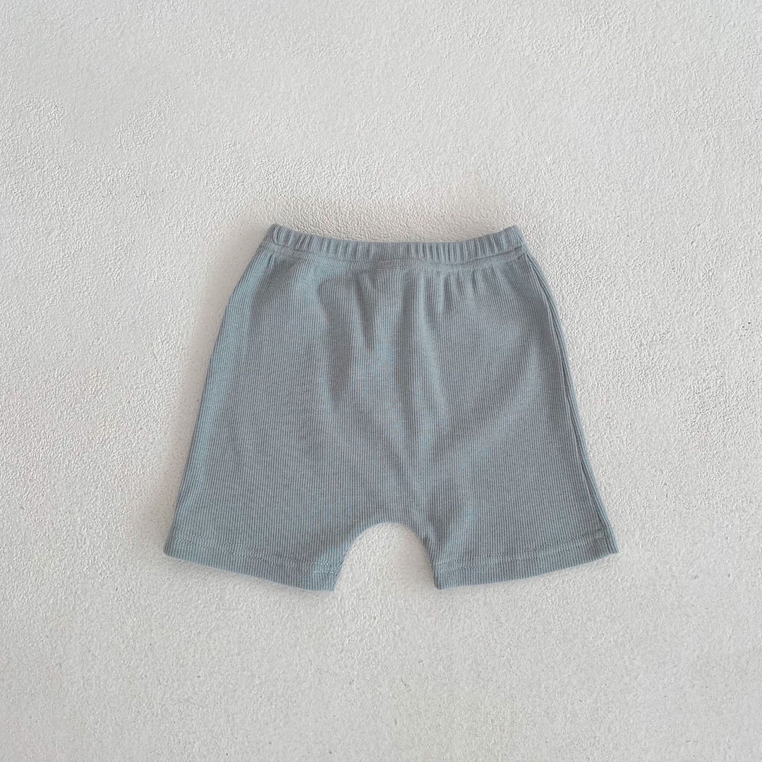リブシンプルショートパンツ
