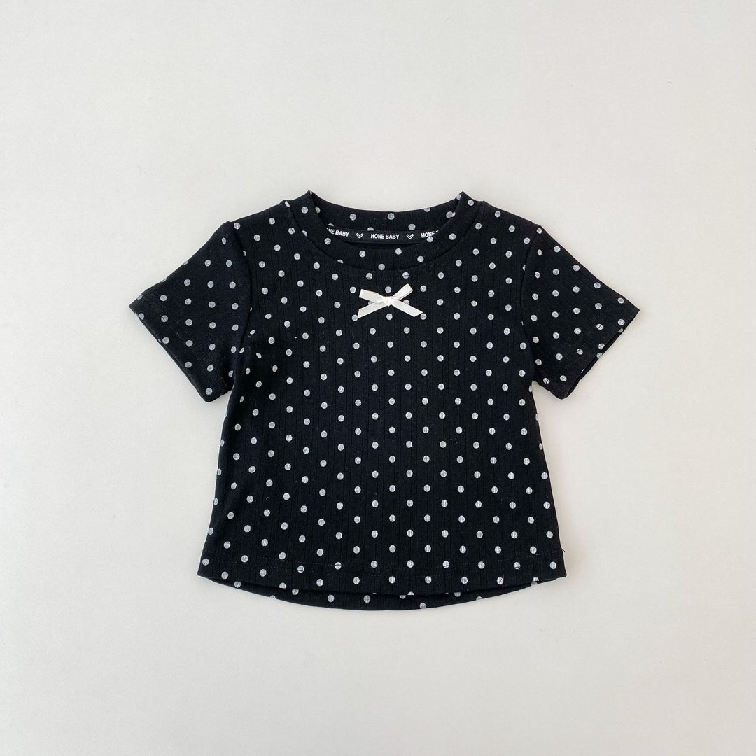 【73-130】フロントリボンTシャツ