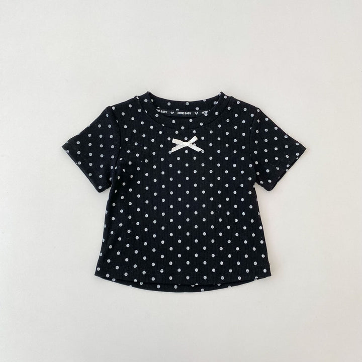【73-130】フロントリボンTシャツ