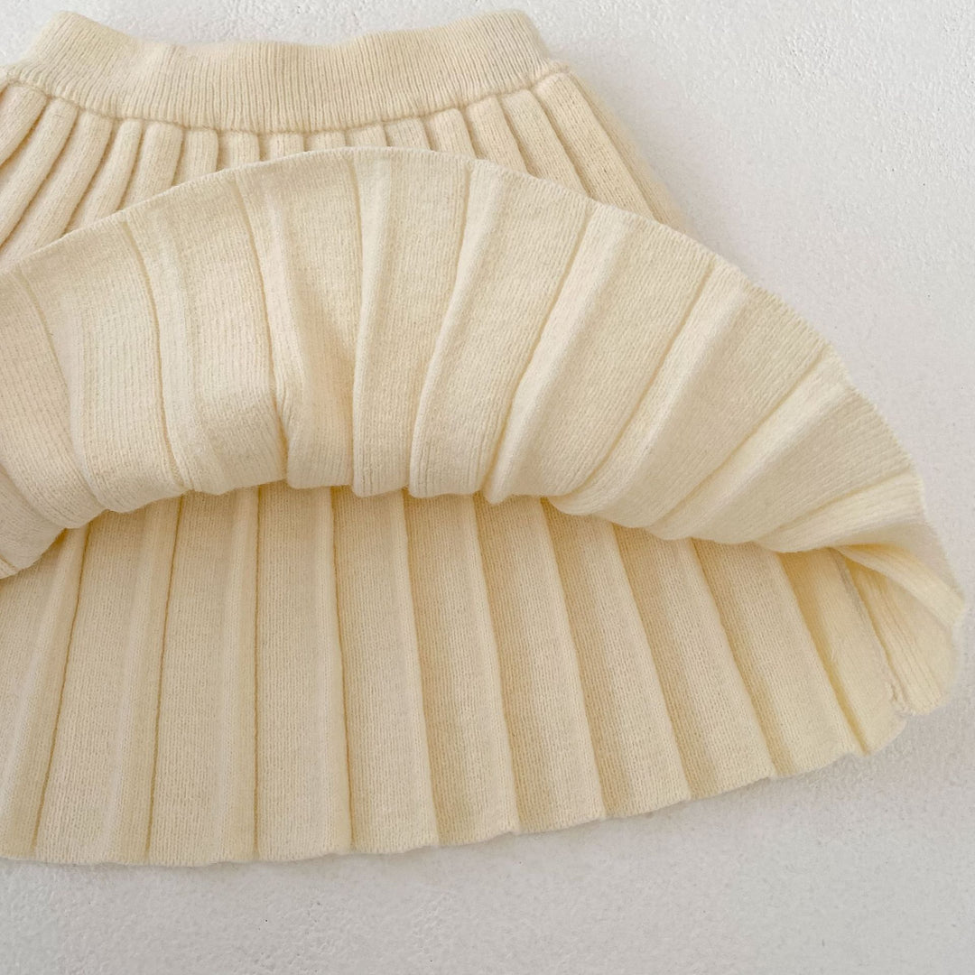 【73-130】ニットプリーツスカート