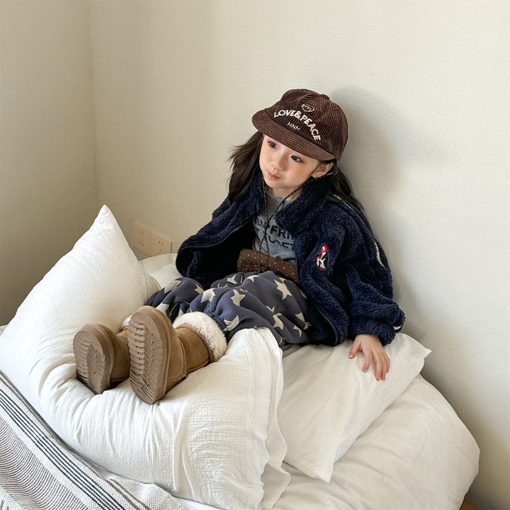 【80-130】サイドラインフリースジャケット