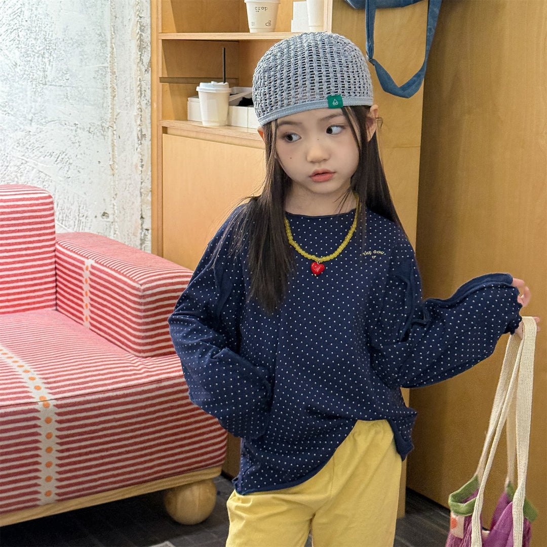 【80-130】メロウデザインカジュアルロングTシャツ