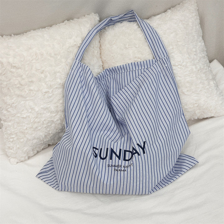 SUNDAYストライプバッグ