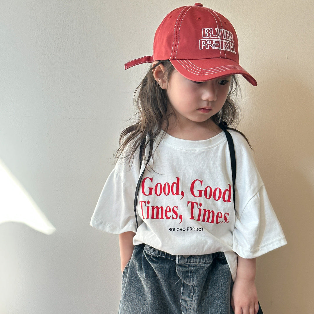 【80-150】ロゴプリントリラックスTシャツ