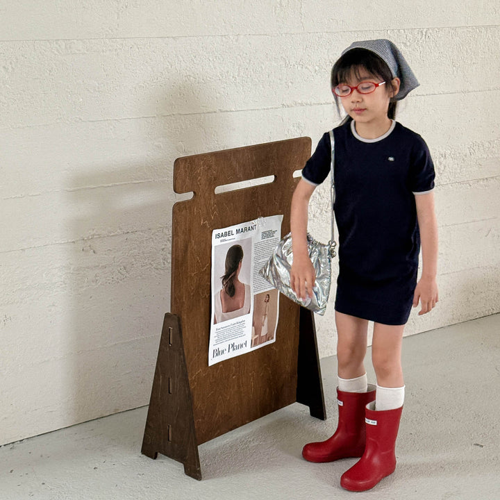 【80-130】Tシャツミニワンピース