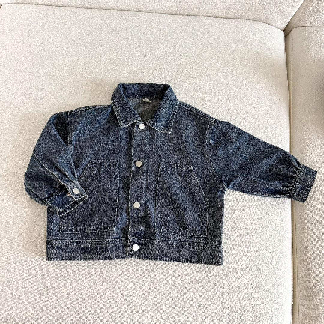 【80-150】シンプルデニムジャケット
